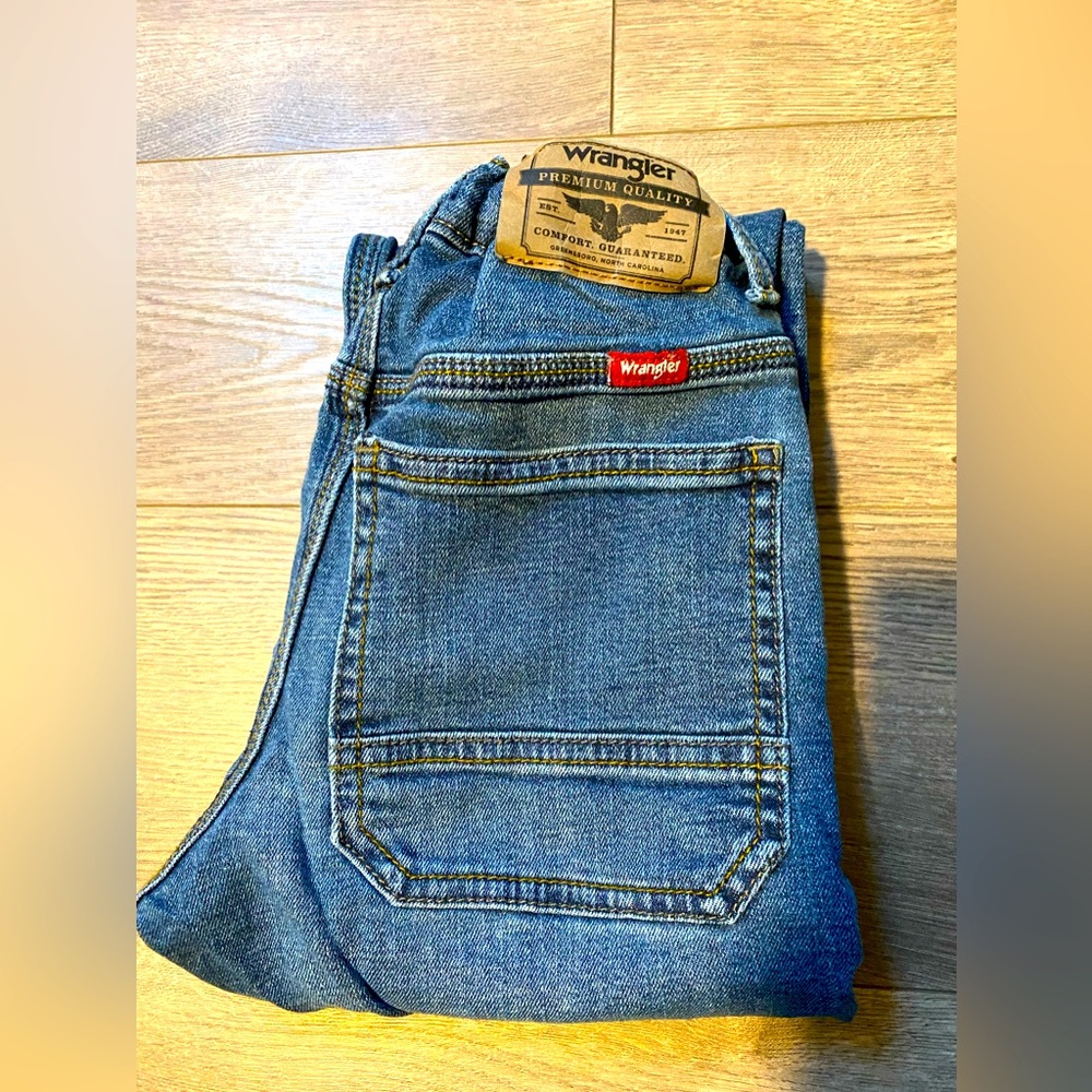 Boys Wrangler Slim Fit Jeans